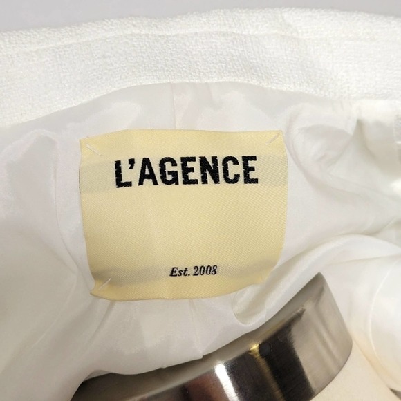 L'Agence Tweed Blazer in White Size 0 (see description) - Picture 2 of 7